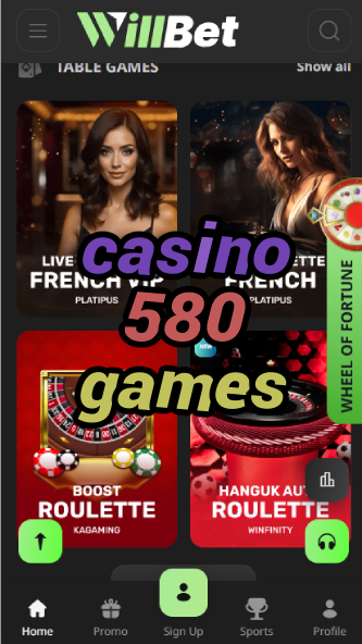 Casino 580 Games - Extensive Game Library-casinoorder.vip