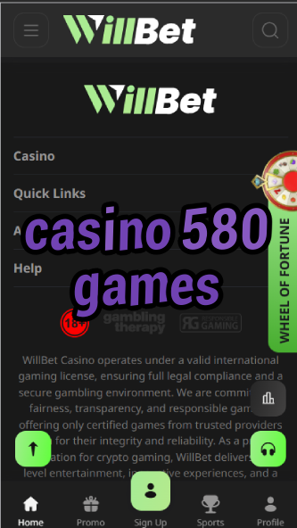 Casino 580 Games - Extensive Game Library-casinoorder.vip